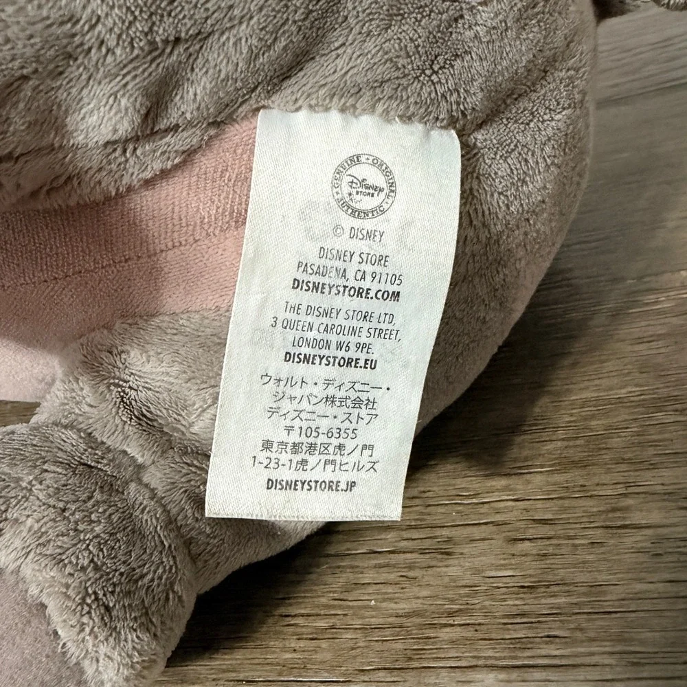 Disney Store Lion Guard Beshte Hippo Plush Stuffed Animal Gray Pink